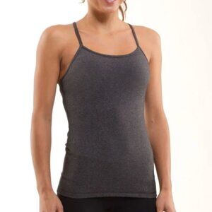 Lululemon Power Y tank top Heathered Charcoal Size 8